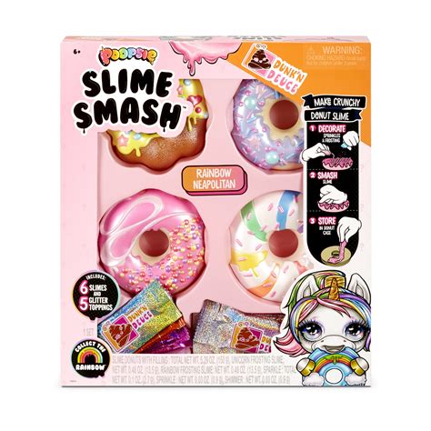 Poopsie Slime Surprise Smash Rainbow Neapolitan Play Food Toy With