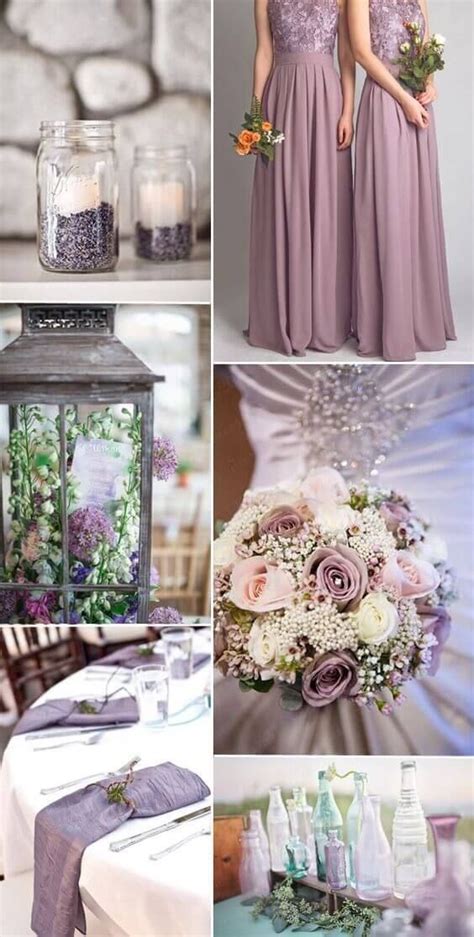12 Stunning Combinations For Color Schemes For Fall Weddings Lavender