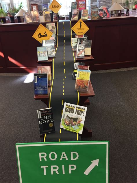 Road Trip Librarydisplay Library Book Displays School Library