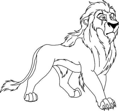 The Lion King Awesome Scar Coloring Page Download And Print Online