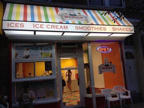 Mamas Ny Ices And Ice Cream In Astoria Queens Ice Cream Smoothie Smoothie Shakes Ice Cream