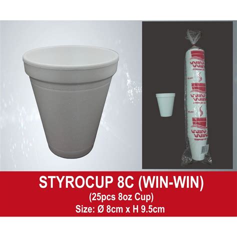 Styro Cup 8oz SK8C Winwin Shopee Philippines