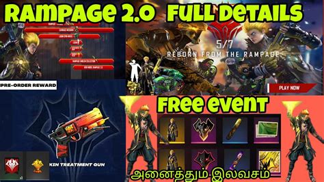 We created this online free fire name generator to help you guys choose stylish names. Free fire Rampage 2.o full details in tamil | FF Rockstar ...