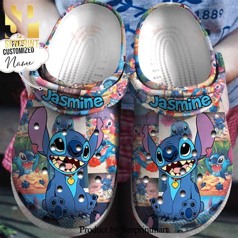 Lilo And Stitch Gift For Fan Classic Water Rubber Crocs Unisex Crocband