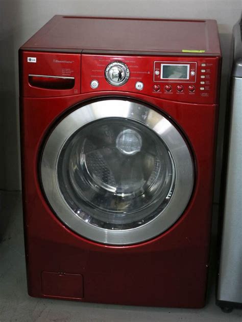 Lg Front Load Washer Red