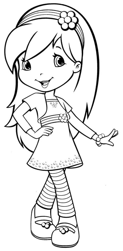 Hudyarchuleta Cartoon Girl Coloring Pages