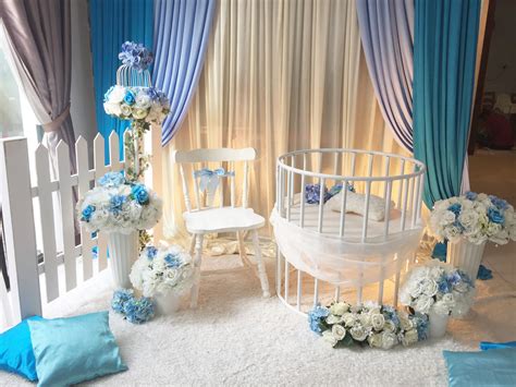 Posted by unknown at 03:23 1 comment: Decoration baby cradle for naming ceremony. Pelamin buaian berendoi, cukur jambul dan full pakej ...