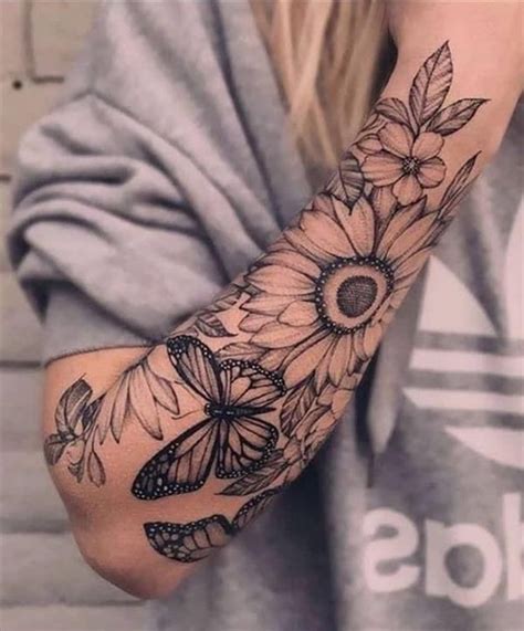 Beautiful Flower Tattoo Design For Woman To Be More Confident And