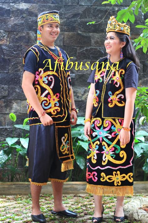 Gambar Baju Suku Dayak Barangnesia Com