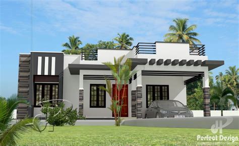 Indian new house design & 60+ 3 storey modern house plans & ideas. 1044 Square Feet 3 Bedroom Contemporary Modern Single ...