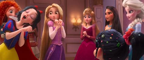 Disney Princesses In Ralph Breaks The Internet All Scenes Youtube