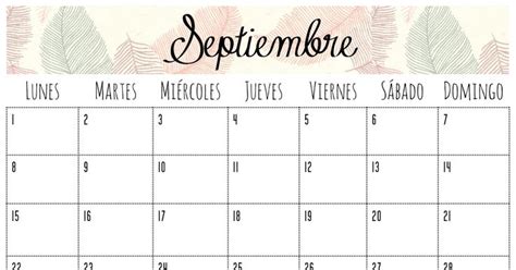 Calendarios Septiembre 2014 con imágenes Calendario septiembre