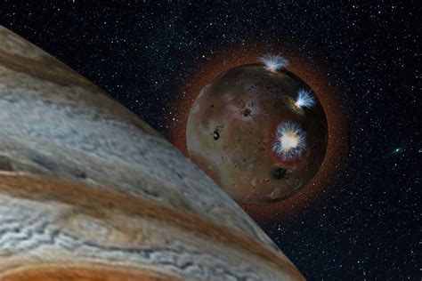 The Fluctuating Atmosphere Of Jupiters Volcanic Moon Io Revealed