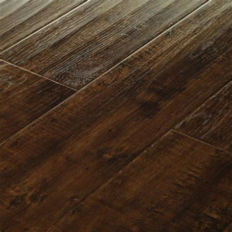 Mega Clic Dark Walnut Distressed Baroque Mcb 165 Hardwood Flooring
