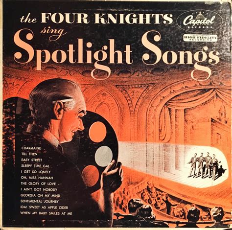 The Four Knights The Four Knights Sing Spotlight Songs 1955 Vinyl
