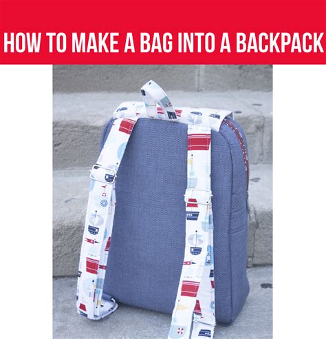 Video How To Make A Bag Into A Backpack Sew Sweetness
