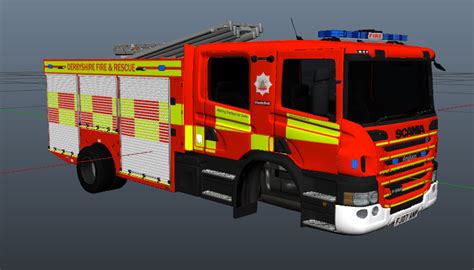 Derbyshire Fire And Rescue Scania P280 Gta5