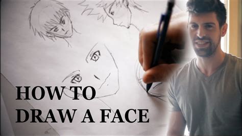 How To Draw A Face For Beginners Step By Step Easy Anime Youtube