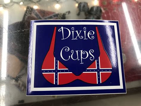Dixie Cups Bumper Sticker