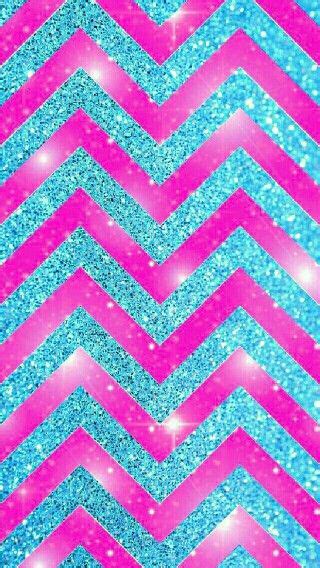 Chevron Pink And Blue Chevron Phone Wallpapers Glitter