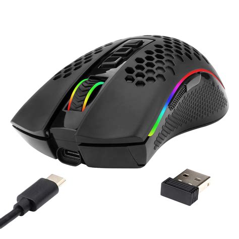 Redragon M808 Storm Lightweight Rgb Wireless Gaming Mouse Honeycomb