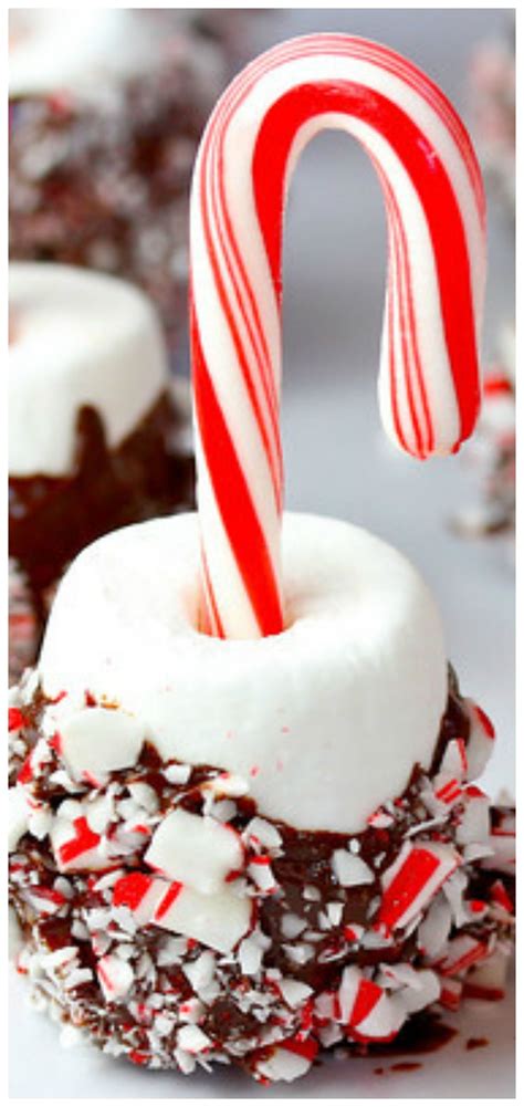 Candy Cane Marshmallow Pops ~ A Delicious Addition To Any Holiday Dessert Table Platter T