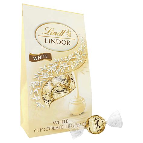 Lindt Lindor White Chocolate Truffles Bag 5 1 Oz Valentines Day