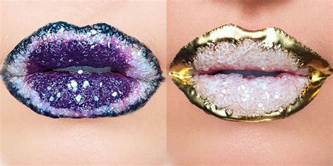 the crystal lips trend is about to blow your mind lip art crystal lips lip trends