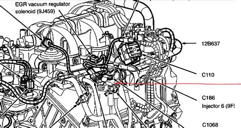1997 explorer 5 0 v8 missing intake vacuum hose errati idle 99 ford taurus engine diagram wiring diagram. My 2002 Ford Explorer has a 'service engine' light on. I had the code read. It is PO401. Any ...