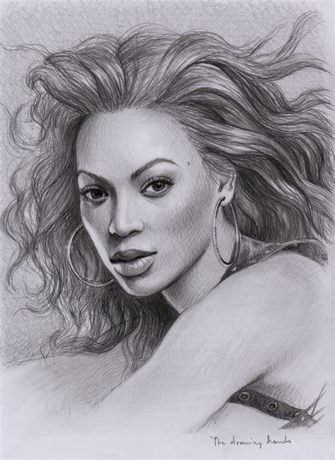 Famous R And B Singer Beyonce Drawings Under Magazine