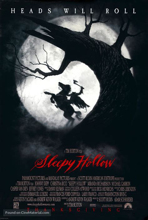 Sleepy Hollow 1999 Movie Poster