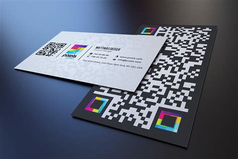 Qr Code Business Card Creative Business Card Templates Creative Market
