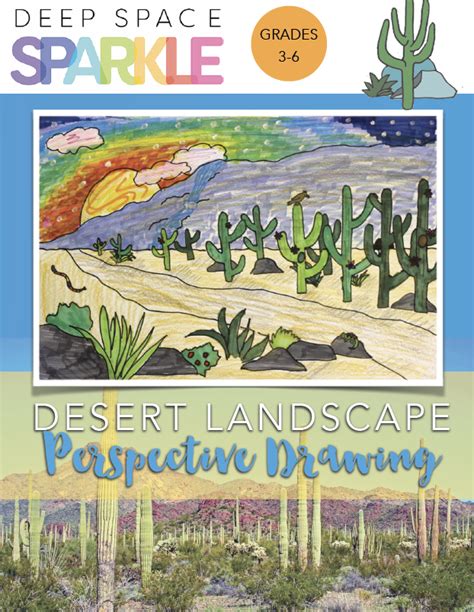 One Point Perspective Desert Landscape Art Project In 2020