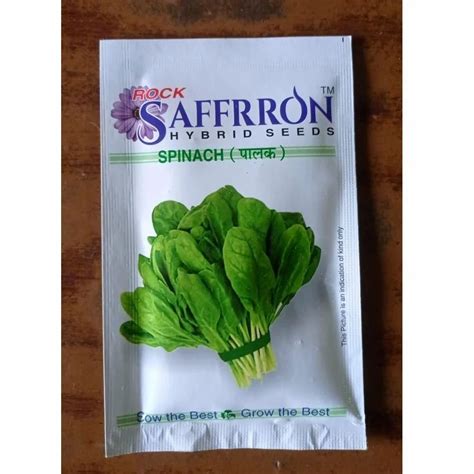 Rock Saffrron Hybrid Spinach Seeds Packaging Type Packet Packaging