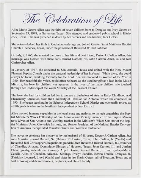 Funeral Resolution Free Download Printable Templates Lab