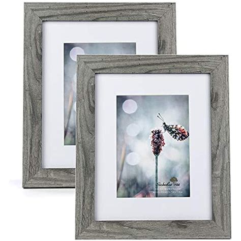 - Wooden Grey 8x10 Picture Frame 2 Set In Pack Or 5x7 11x14 Photo | eBay