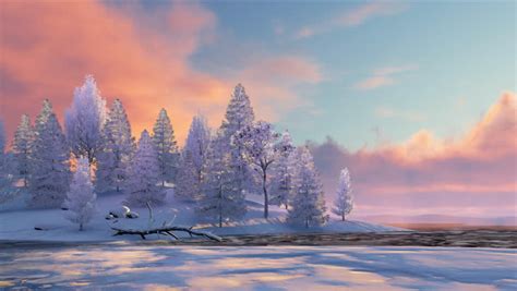 Peaceful Winter Scenery With Snowy Stock Footage Video 100 Royalty Free 21885334 Shutterstock