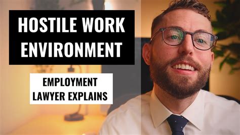 Hostile Work Environment Explained By Lawyer Youtube