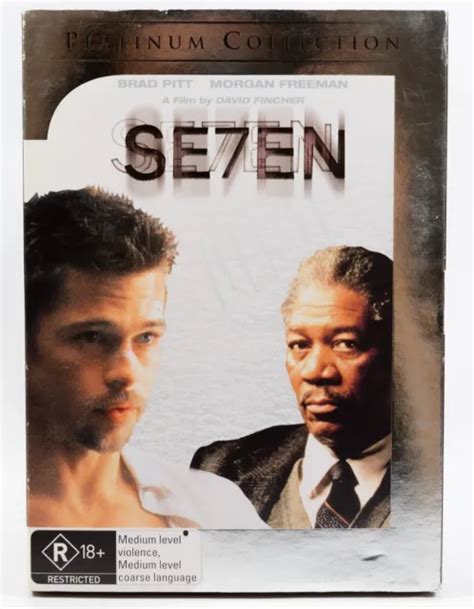 Seven Dvd Platinum Collection Se7en Brad Pitt Morgan Freeman Region 4