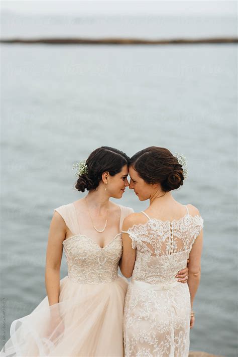 beautiful happy lesbian wedding by stocksy contributor jennifer brister stocksy