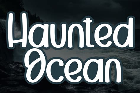 Haunted Ocean Font By William Jhordy · Creative Fabrica