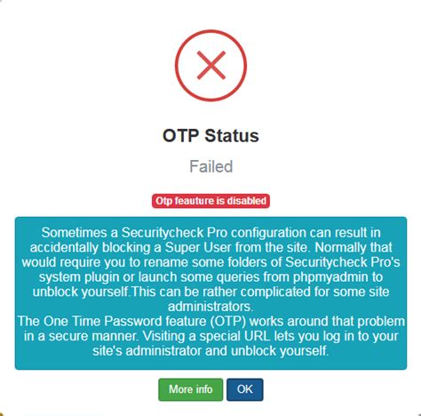 Otp Securitycheck Pro User Guide