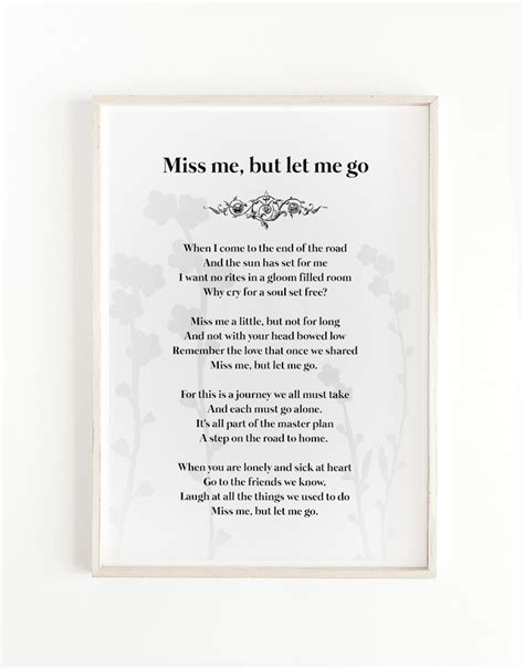 Let Me Go Poem By Christina Rossetti Christina Rossetti Etsy Ireland