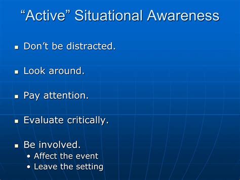 Ppt Situational Awareness Powerpoint Presentation Free Download Id