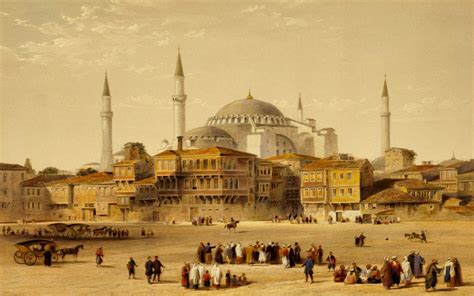 Wallpaper Temple Building Mosque Hagia Sophia Ottoman Empire