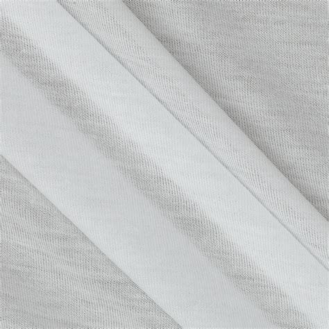 White Collection Fine Tissue Jersey Knit White Knit Jersey Fabric