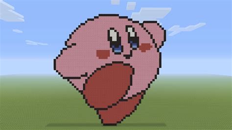 Minecraft Pixel Art Kirby