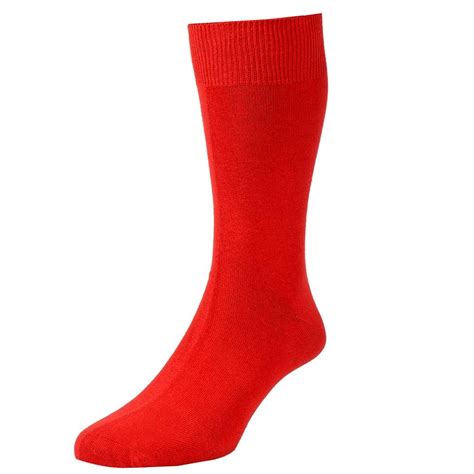 Plain Red Mens Socks By Hj Hall From Ties Planet Uk