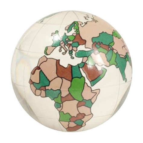 Colour On Clear Earth Map Marble House Of Marbles