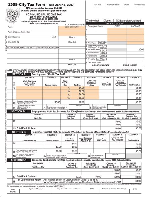 Oh Cca Form 120 16 Ir 2019 Fill Out Tax Template Online Us Legal Forms